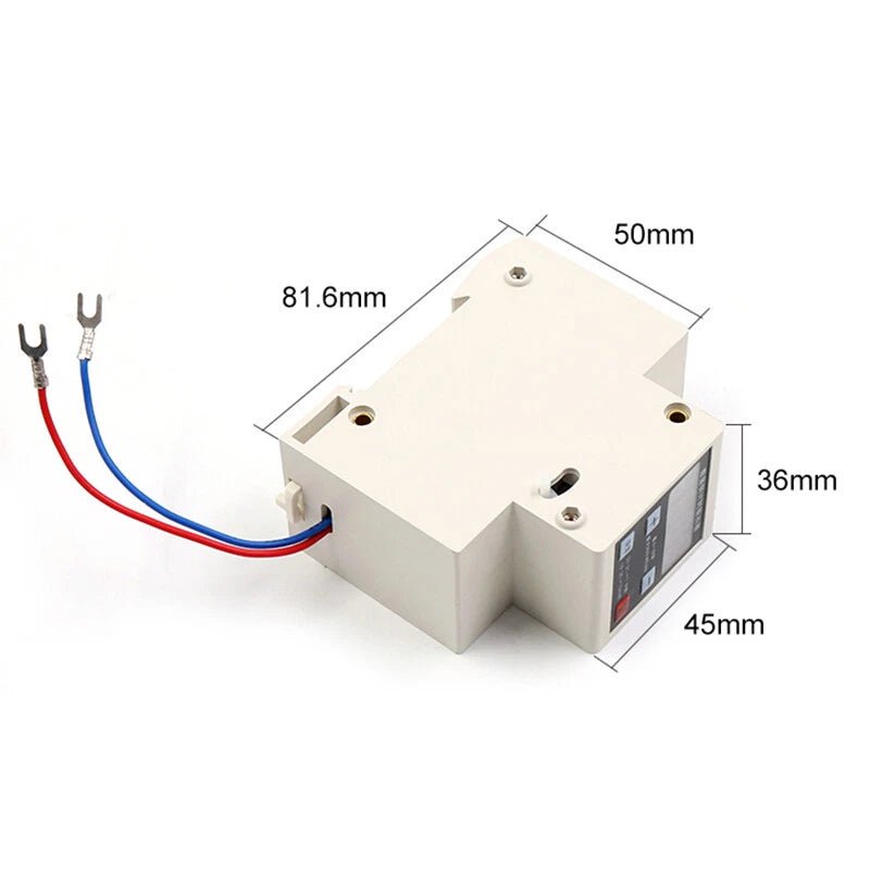 DZ47 MCB Circuit Breaker +Timing Controller DC 2P 1A 10A 16A 20A 25A 32A 40A 50A 60A - HomeDIYer