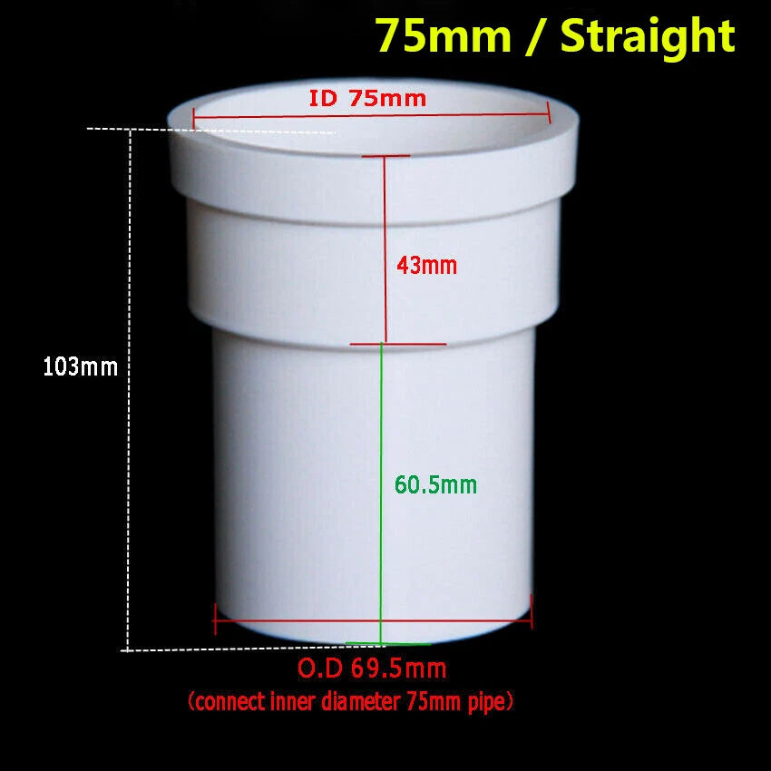 50 75 110 160mm PVC Drain Pipe Fittings Reducer Elbow , Straight , Tee Connector