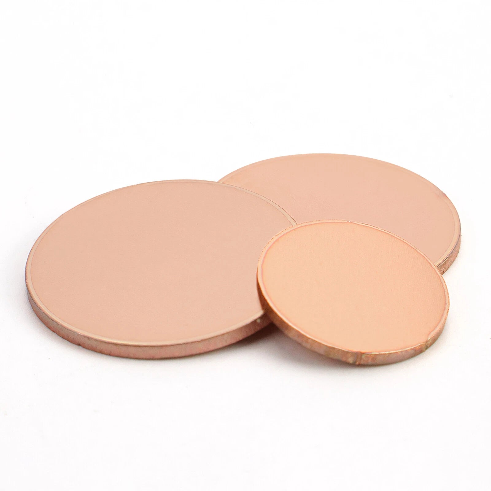 Solid Pure Copper Discs Blanks Round Plate Metal Sheet Thick 0.5-6mm, Ø 10-200mm