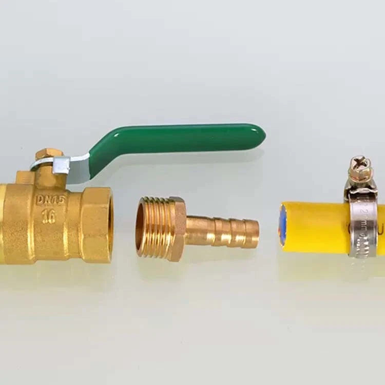BSP Hose Barb Fittings — 1/2" & 3/4" Male or Female Thread × 6–25mm Barb (2-Pack)