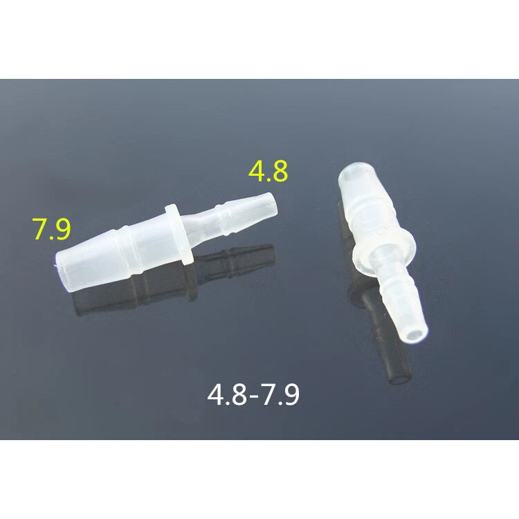 Straight Hose Barb Reducer Connector — Plastic Pipe Fitting 2.4–15.8mm
