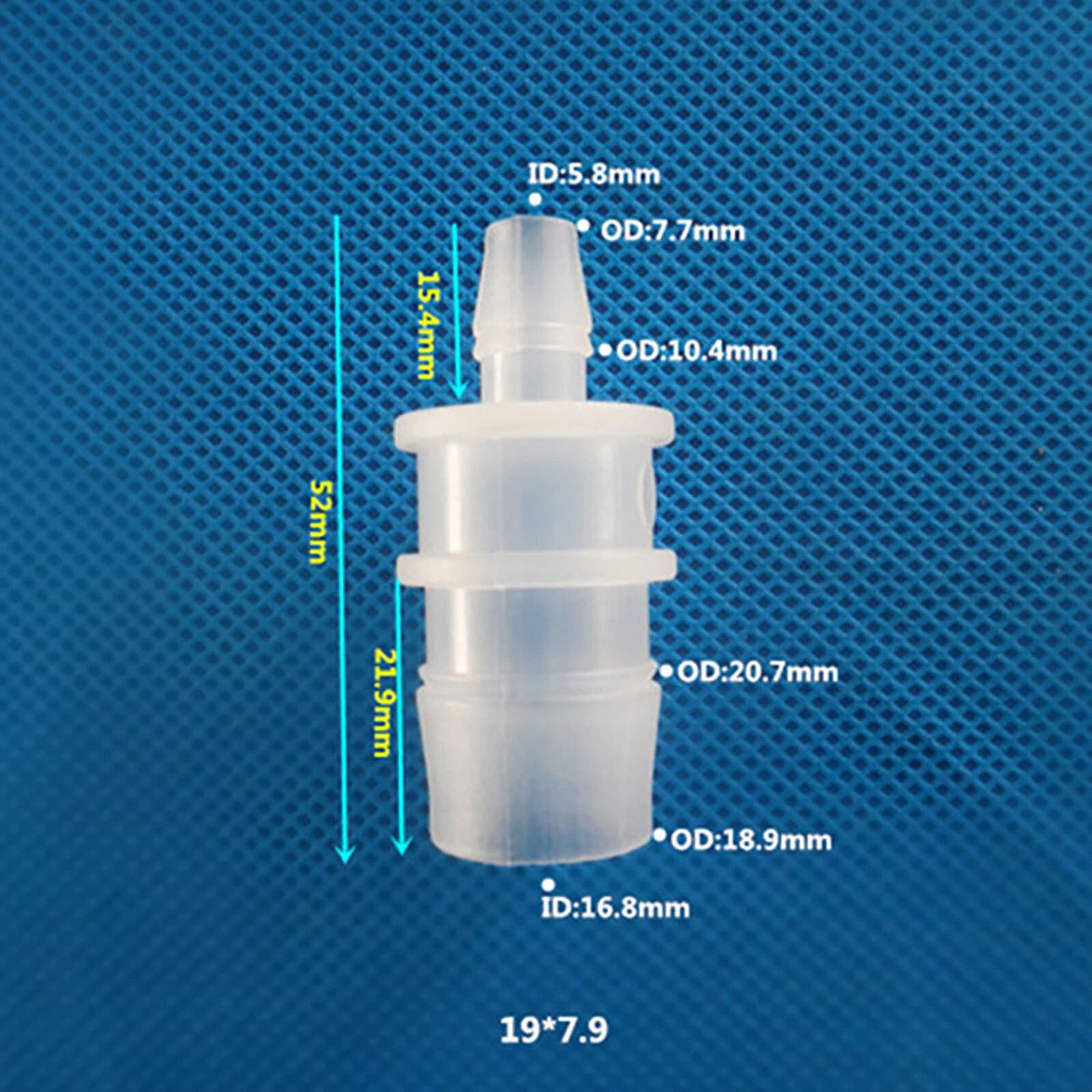 Reducing Coupling Straight Hose Pipe Plastic Adapter Fittings Connector Joint