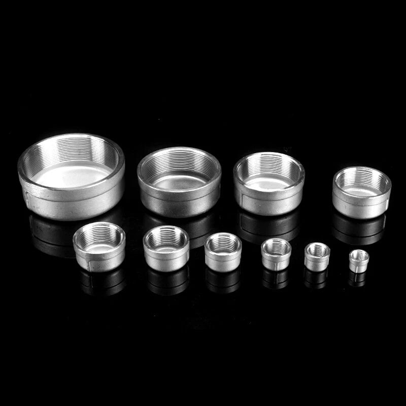 304 Stainless Steel BSP Pipe Plug & Cap Fittings — Male Plugs & Female Blanking Caps