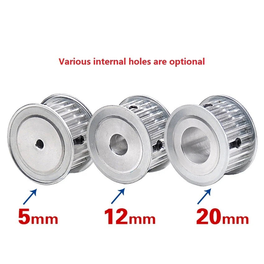 HTD-5M 12T-100T Timing Belt Pulleys Pitch 5mm AF-type Drive Pulley Width 21mm