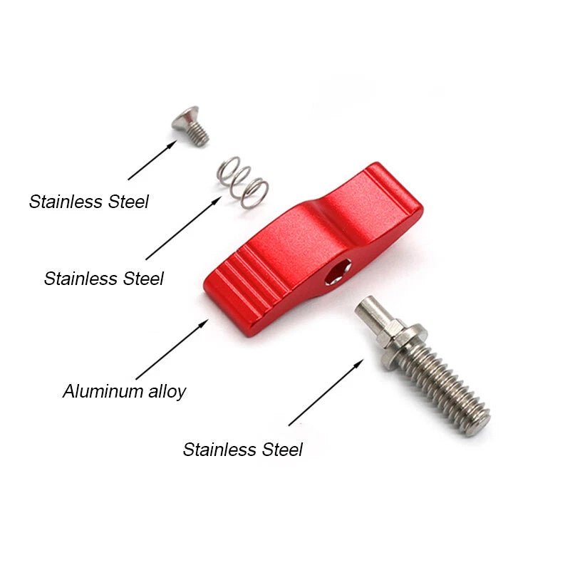 UNC 3/8" & 1/4" Wing Thumb Screws – Single & Double Wing T - Type, Aluminum & Stainless Steel - HomeDIYer