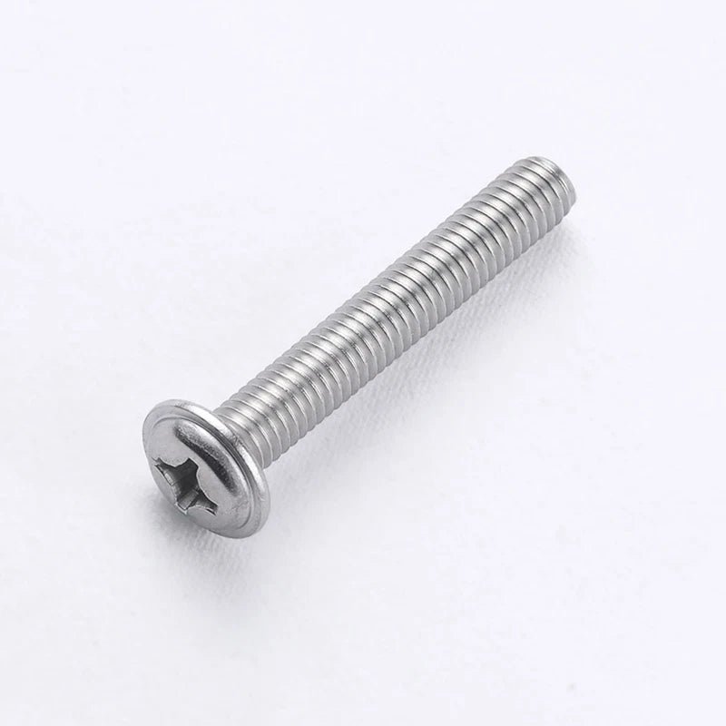 Phillips Flanged Pan Head Machine Screws 316 Stainless Steel M3 M4 M5 M6 - HomeDIYer