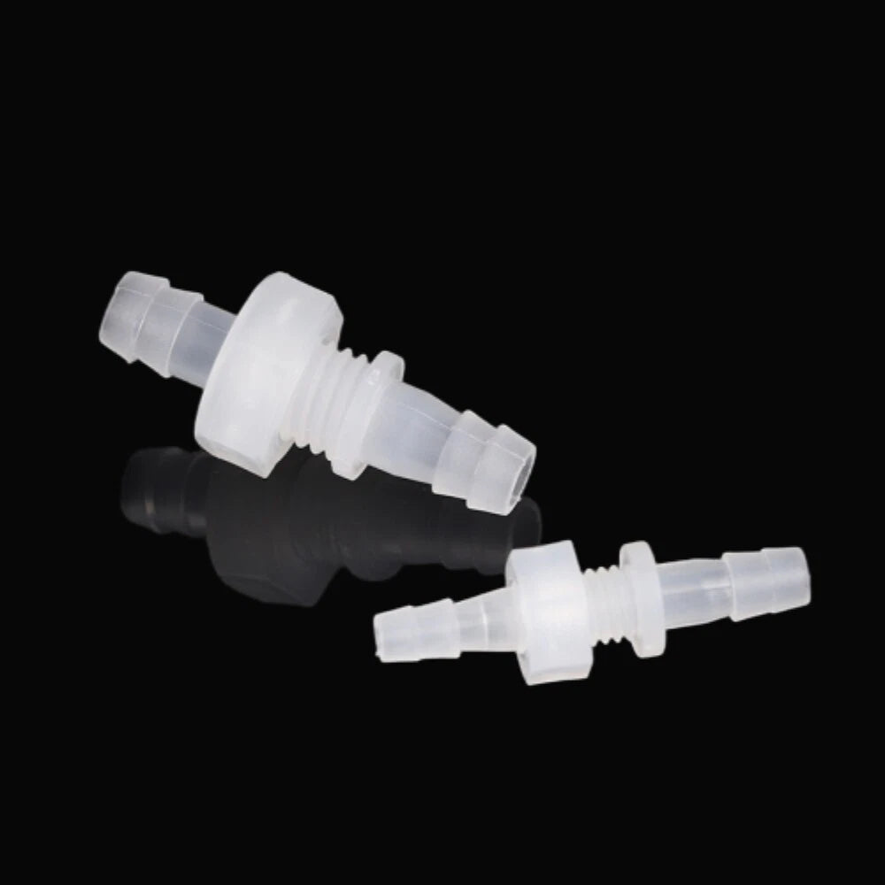 Metric Plastic Striaght Bulkhead Fitting Hose Barb Connector Inch Tube Adapter
