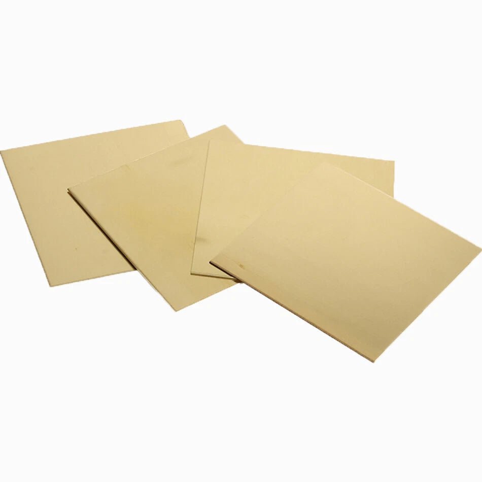 0.5mm to 4mm Thick H62 Brass Plate Sheet Copper Block DIY Copper Sheet Many Size - HomeDIYer