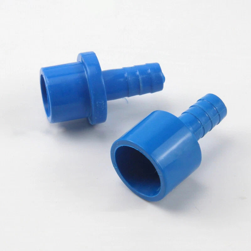 Pagoda 20mm 25mm PVC Barb Pipe Connector Fittings Adapter To Hose OD 8mm~16mm