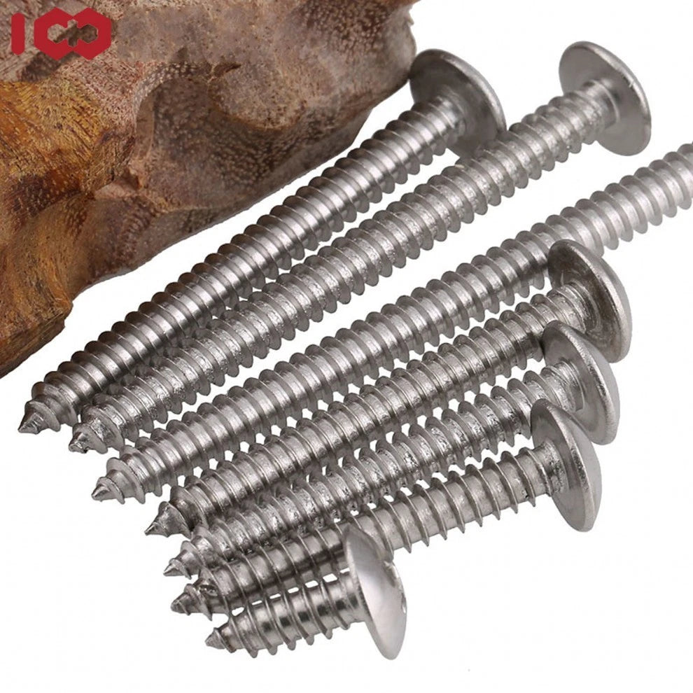 Truss Head Phillips Self Tapping Screws – 201 Stainless Steel, M3 M4 M5
