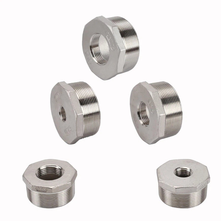 BSP Male to Female Reducing Bush Stainless Steel Pipe Fitting Adapter