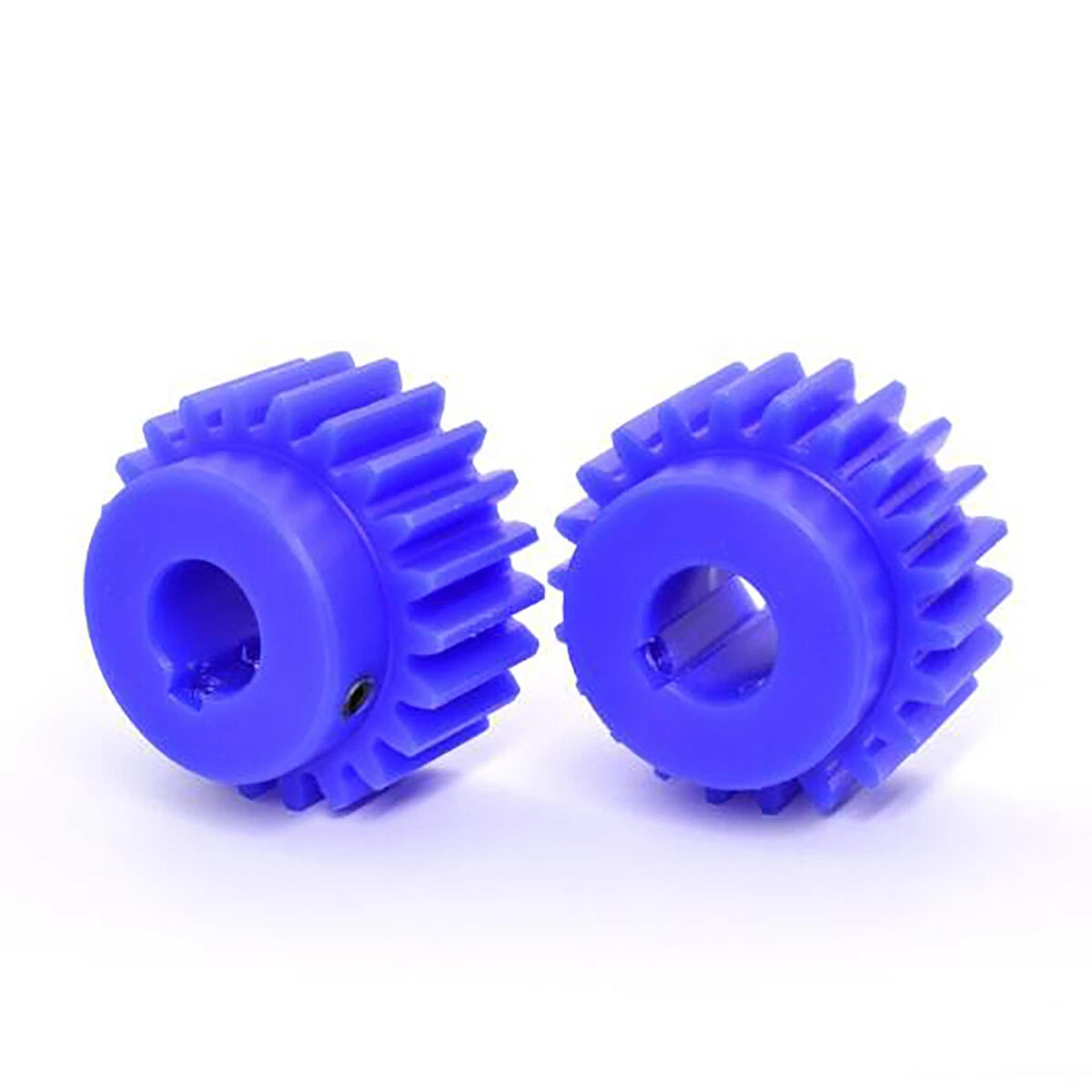 1/1.5/2/3 Mod Spur Gear Plastic Nylon Gear 10-60T Teeth Transmission Gear w/Step