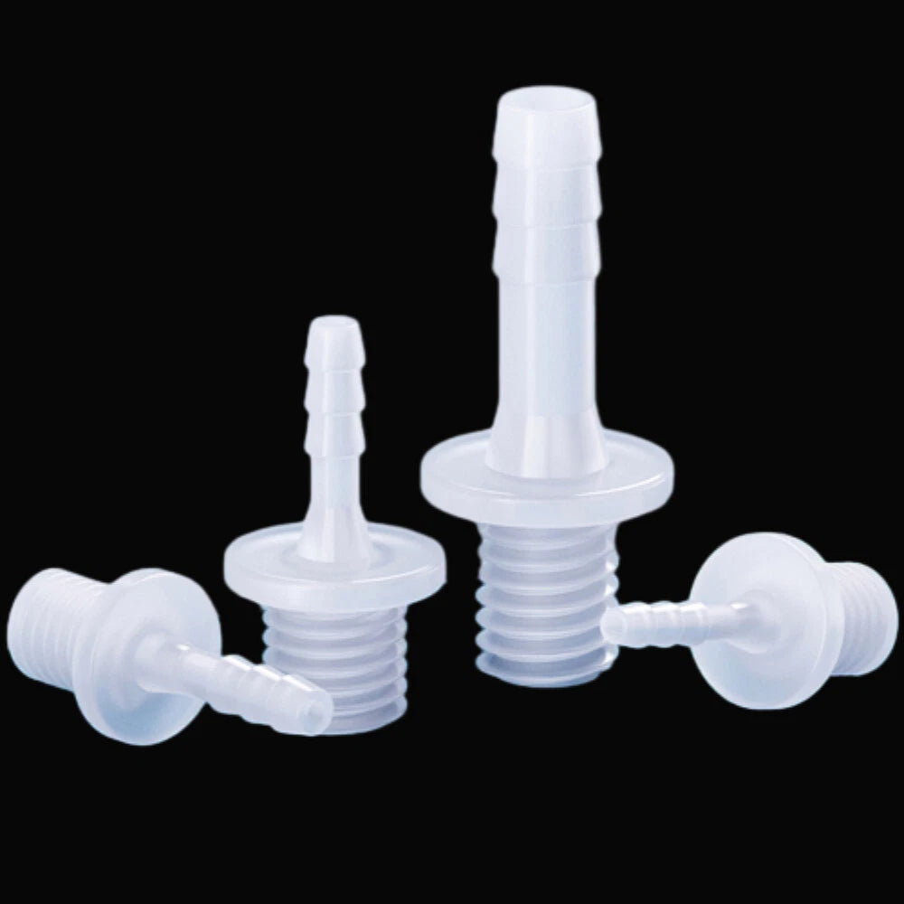 Aquarium Accessories Plastic Hose Barb Fitting Metric Thread Male Connector