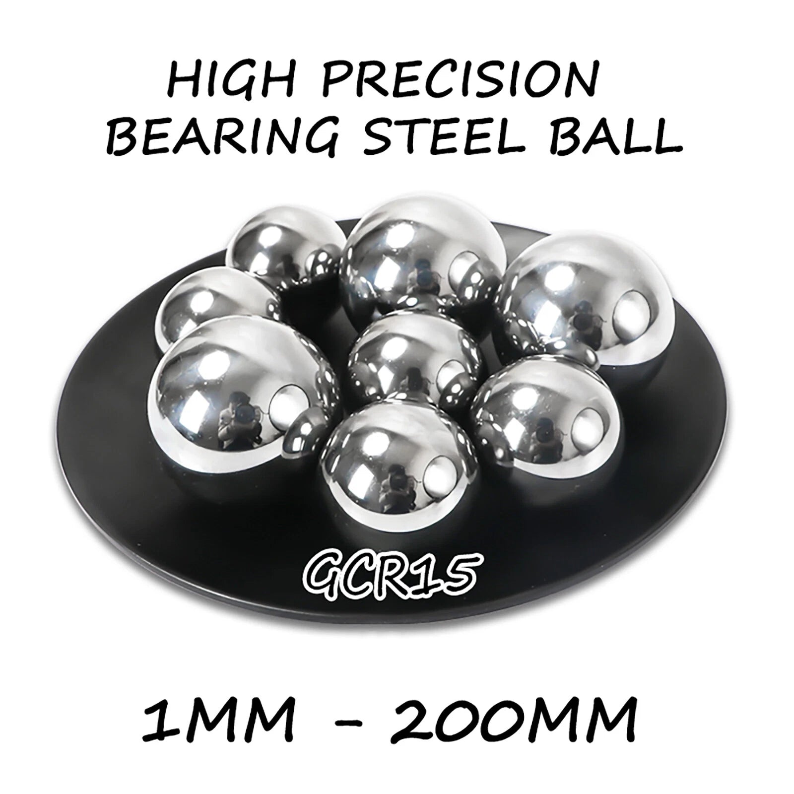 Metric Chrome Steel Ball Bearings 1mm 2mm 3mm 4mm 5mm 6mm 7mm 8mm 9mm to 200mm