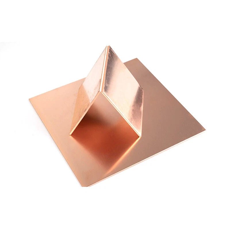 T2 Copper Sheet Metal Square Plate Thick 0.1mm to 8mm Flat Thin Board for DIY - HomeDIYer