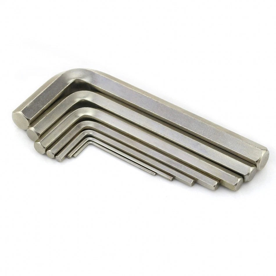 BSW HEX ALLEN KEY WRENCH LONG-SHORT ARM BALL-FLAT END Holder CR-V STEEL