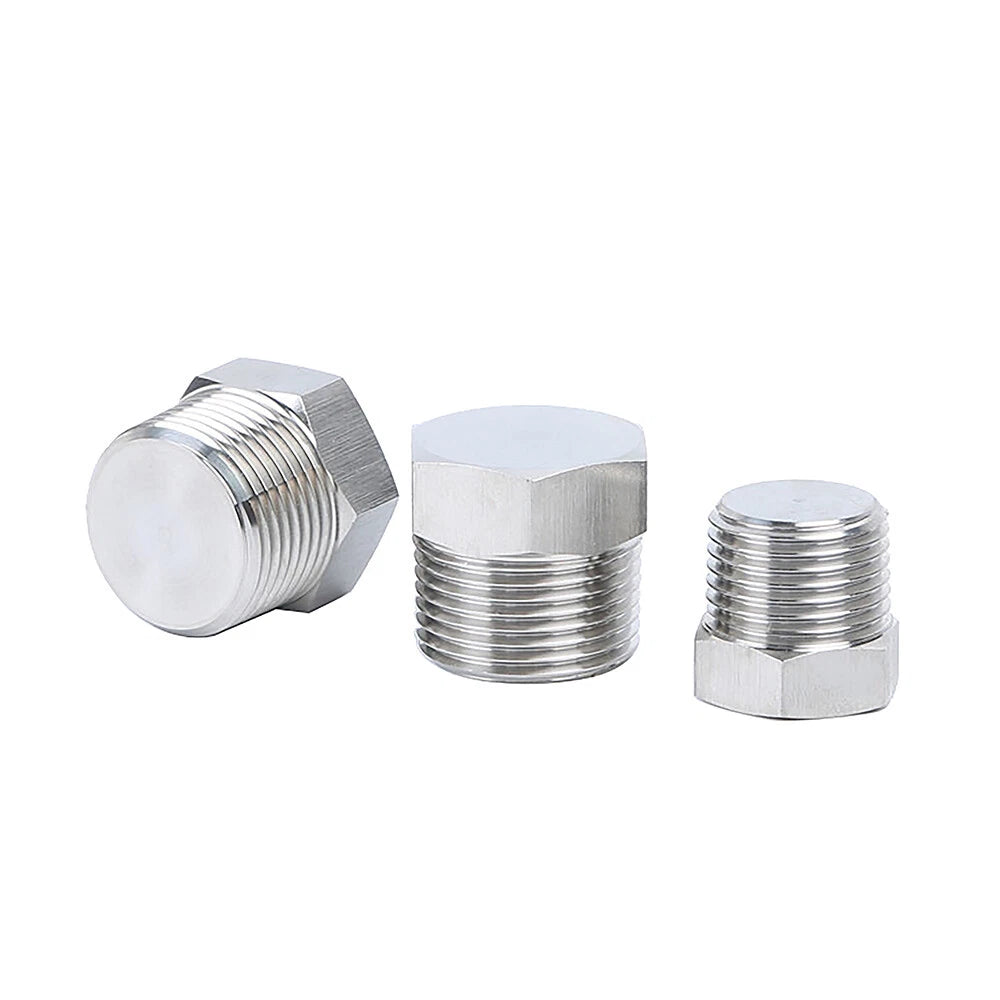 Hex Head Pipe Plug Male O-Ring Face Seal NPT/PT Stainless Steel 304 — 1/8" to 2"