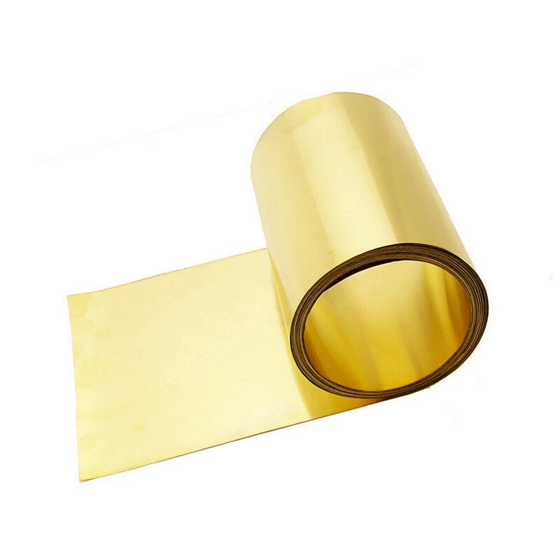 Brass Sheet Foil Strip Roll Thick:0.1/0.2/0.3/0.5mm, Width:10/20/30/40/50mm
