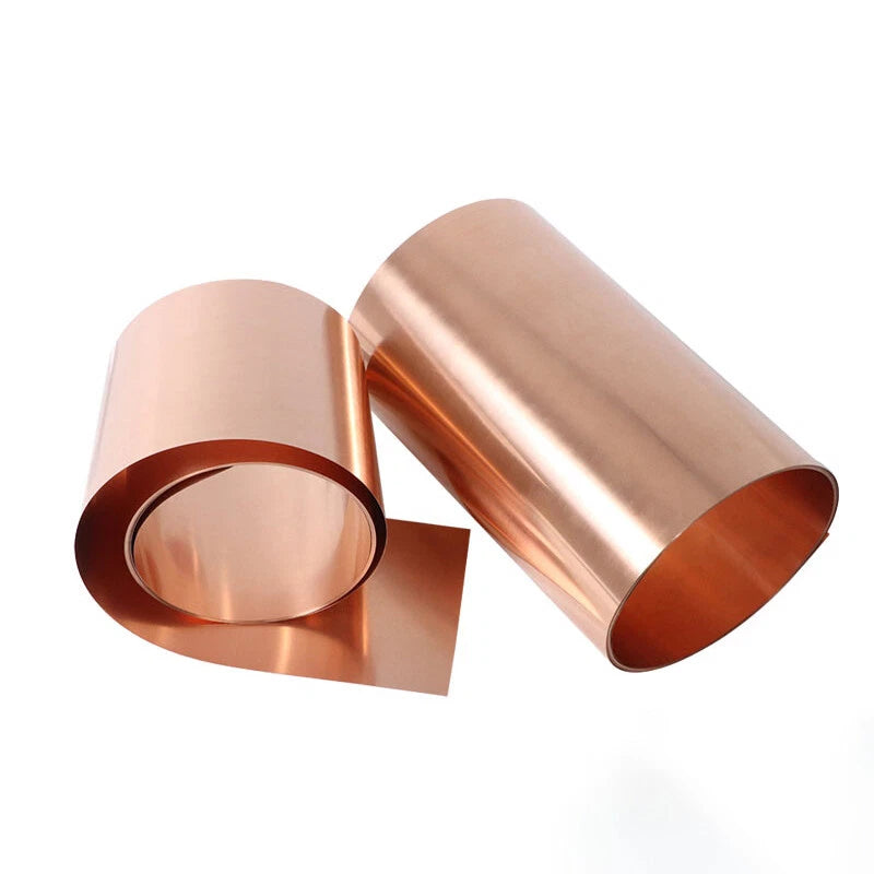 99.9% Pure Copper Metal Sheet Foil Plate, Sheet Thick 0.2mm-1mm Conductive Roll