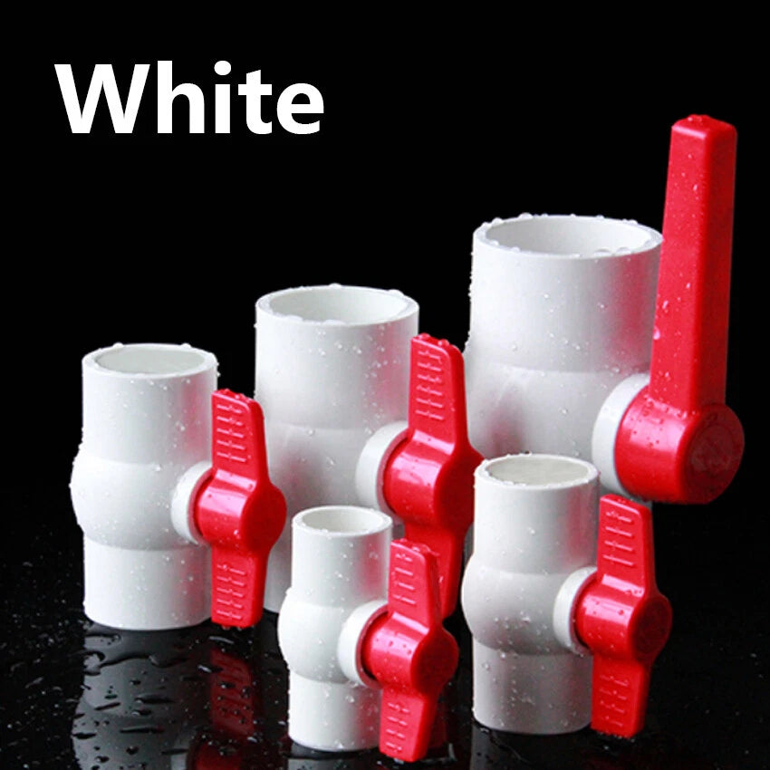 20 25 32 40 50 63mm Push-in PVC Plastic Ball Valve Sleeve Adhesive Pipe Fittings