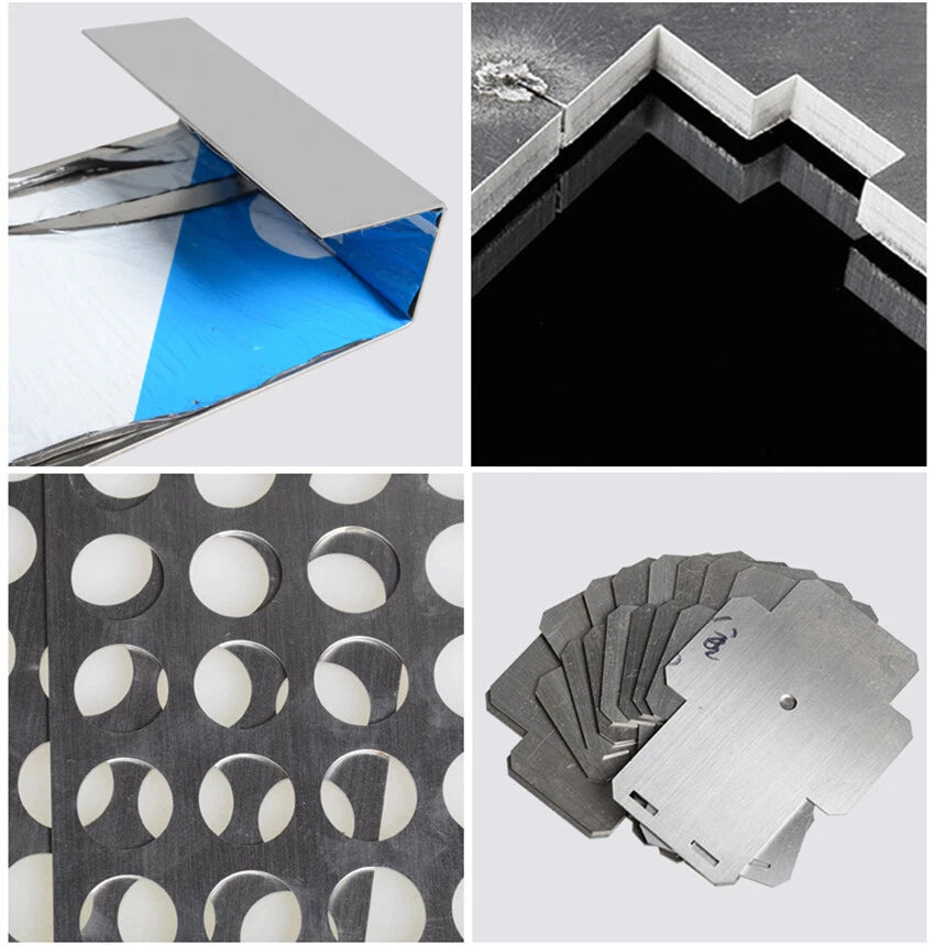 304 Stainless Steel Flat Square Plate V2A Thin Sheet Thick 1mm 1.5mm 2mm 3mm
