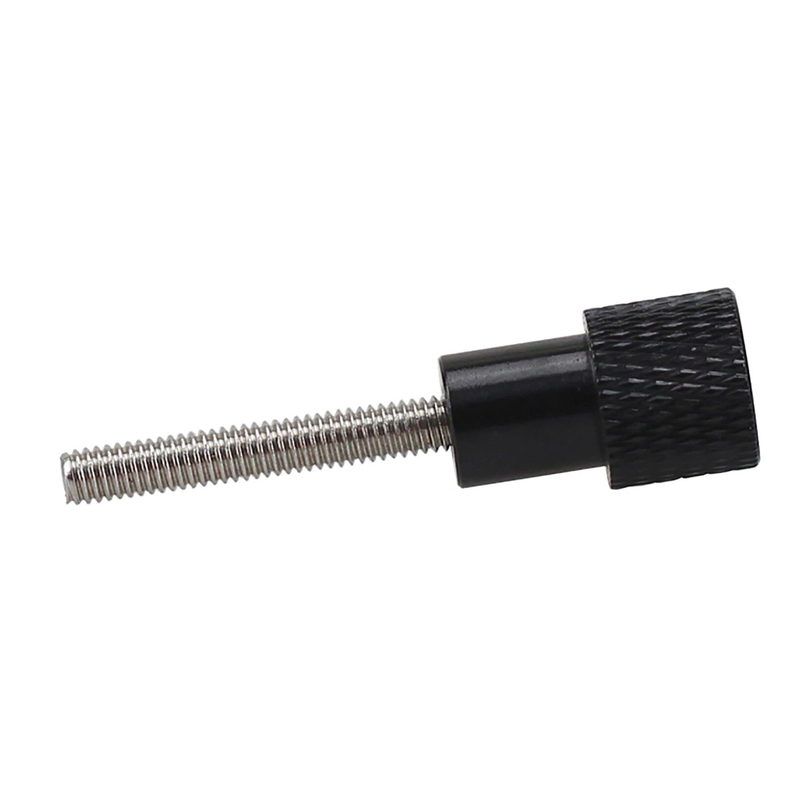 Black M3/4/5/6/8/10 Knurled Thumb Screws, Aluminum Handle + Stainless Thread Rod