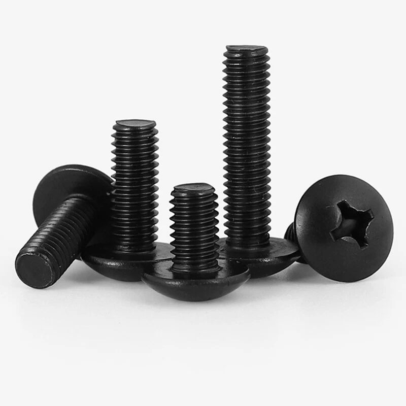 Truss Head Phillips Machine Screws Zinc Plated M4 M5 M6 Metric Carbon Steel