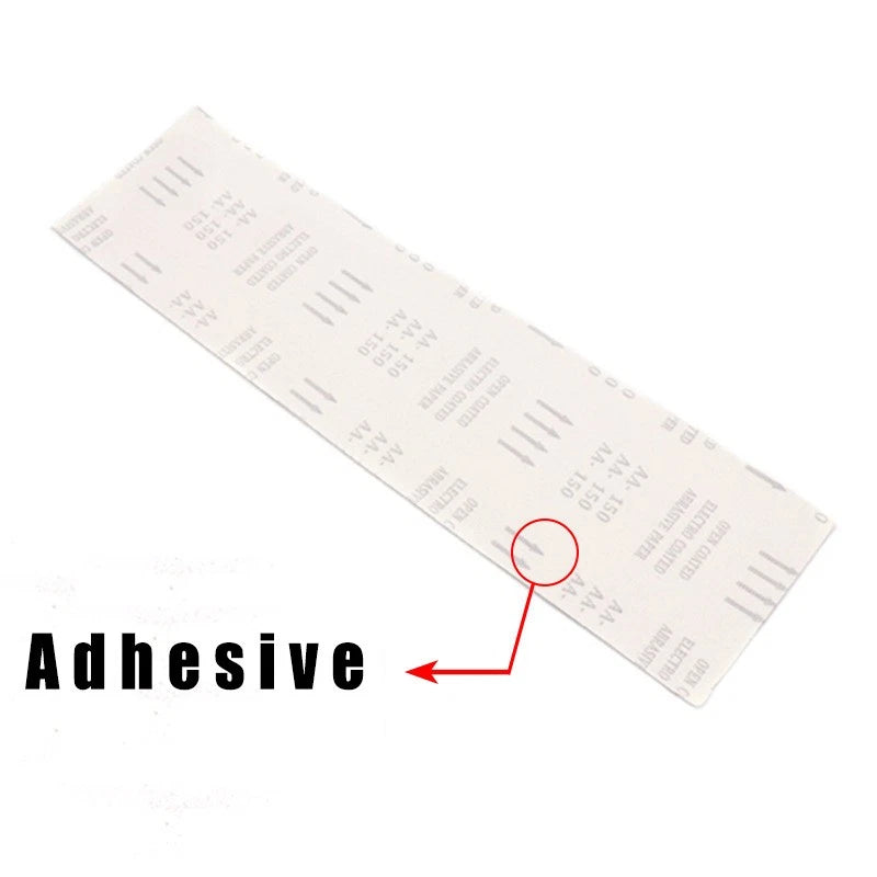 500 x 135mm Hook & Loop Sanding Strips — P120 to P320 Grit Sandpaper Rolls for Drywall Sanders