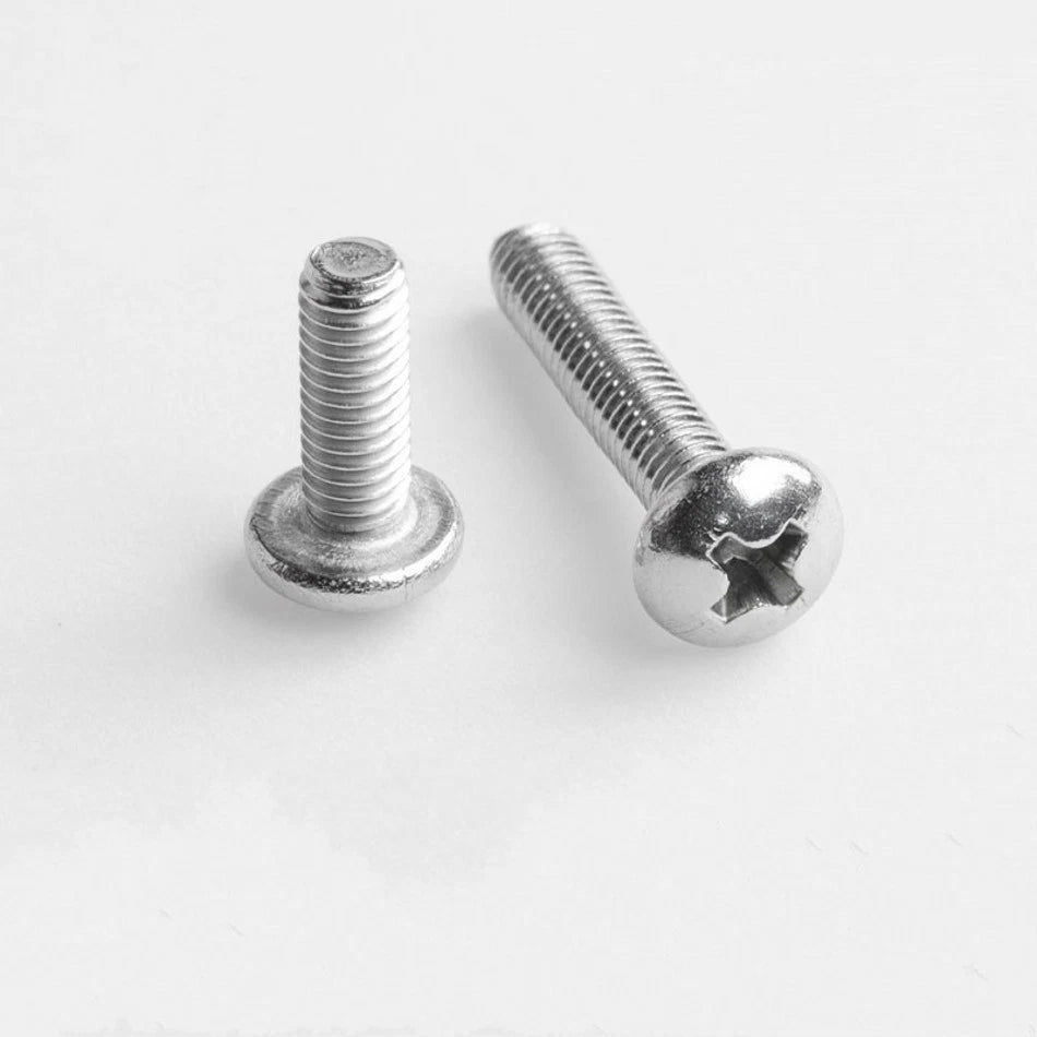 A2 Stainless Steel Pan Head Phillips Machine Screws M1.0 M1.2 M1.4 M1.6 — Micro Screws 3–16mm