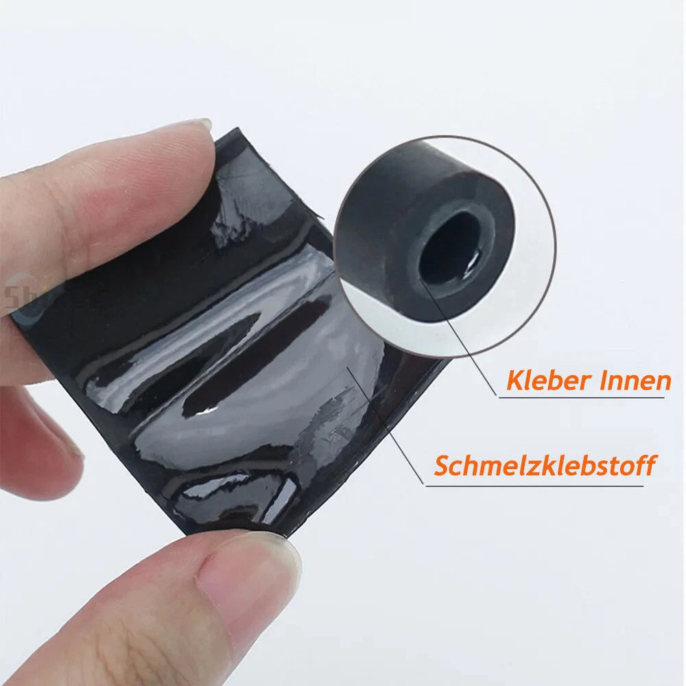 3:1 Black Adhesive Heat Shrink Tubing — Glue Lined Waterproof Sleeving
