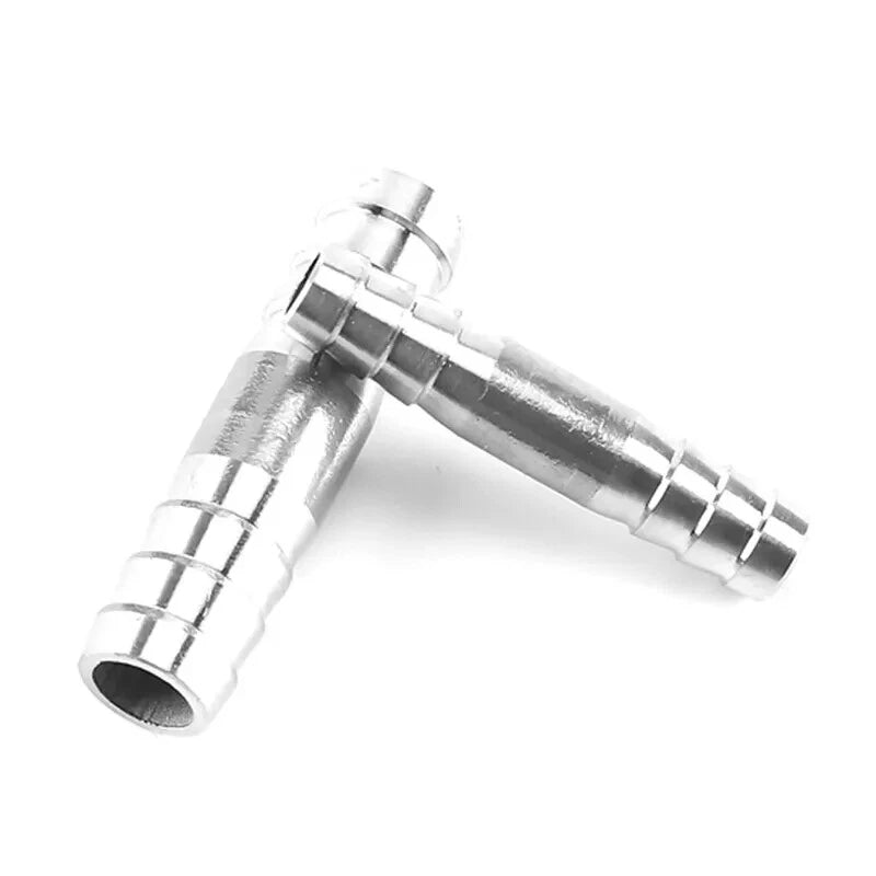 Stainless Steel Straight Hose Joiner Barbed Connector — Air Fuel Water Pipe