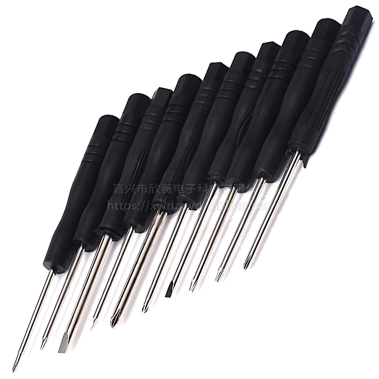 Mini Precision Screwdriver Set – Phillips, Slotted, Pentalobe & Hex, Non-Slip Handle