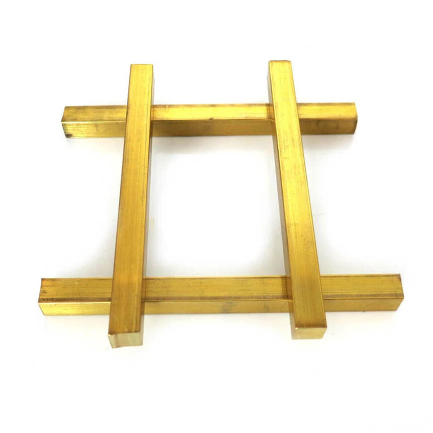 Brass Flat Bar Square Rod Strip Plate Sizes 8mm*8mm, Length 100mm Metal Sheet