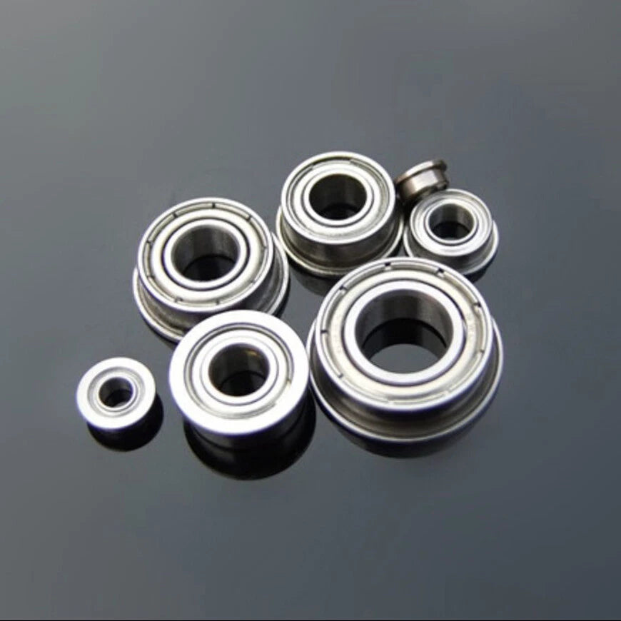 Flange Bearings Metal Shielded Deep Groove Flanged Ball Bearing 2/3/4/5/6/8/10mm