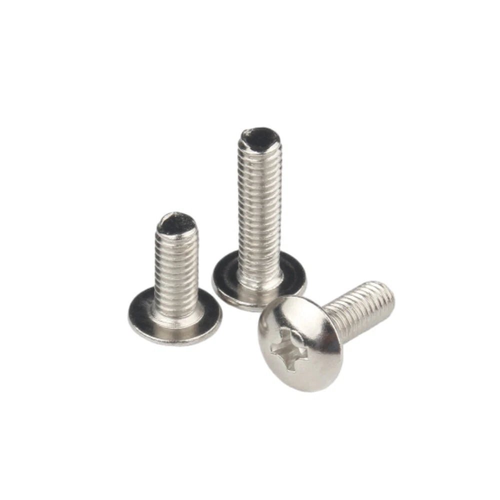 Phillips Button Head Machine Screws — Steel M2 M2.5 M3 M4 M5 M6 - HomeDIYer