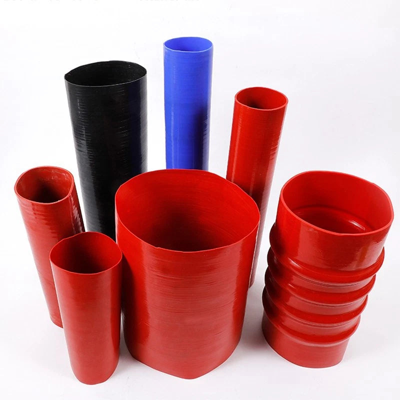 Large Bore Silicone Hose Tube — ID 20mm to 235mm, High Temp 300°C, Soft Flexible Rubber Pipe