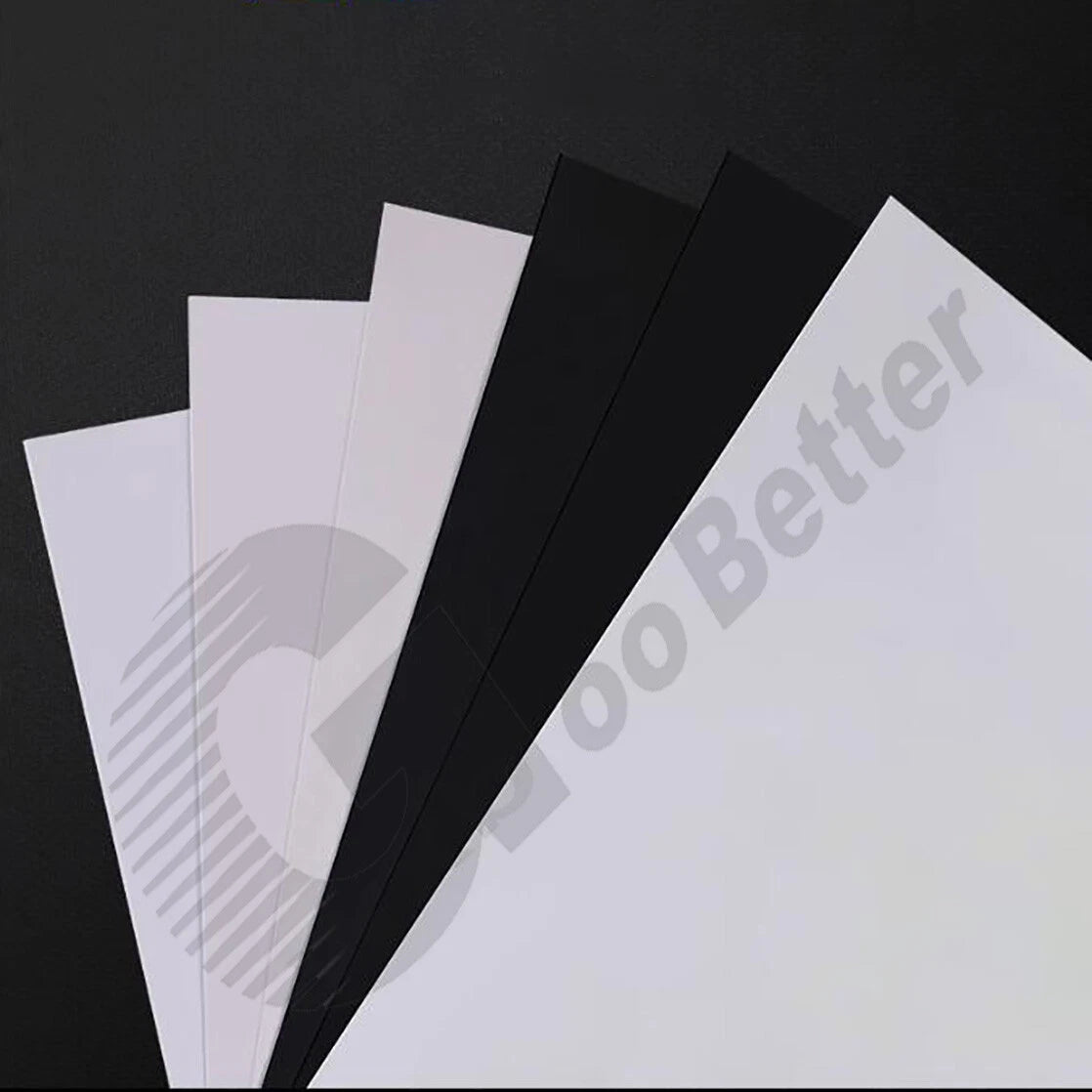 PVC Flat Plate Sheet Thickness=0.2mm~5mm PVC Hard Plastic Panel L=200~300mm