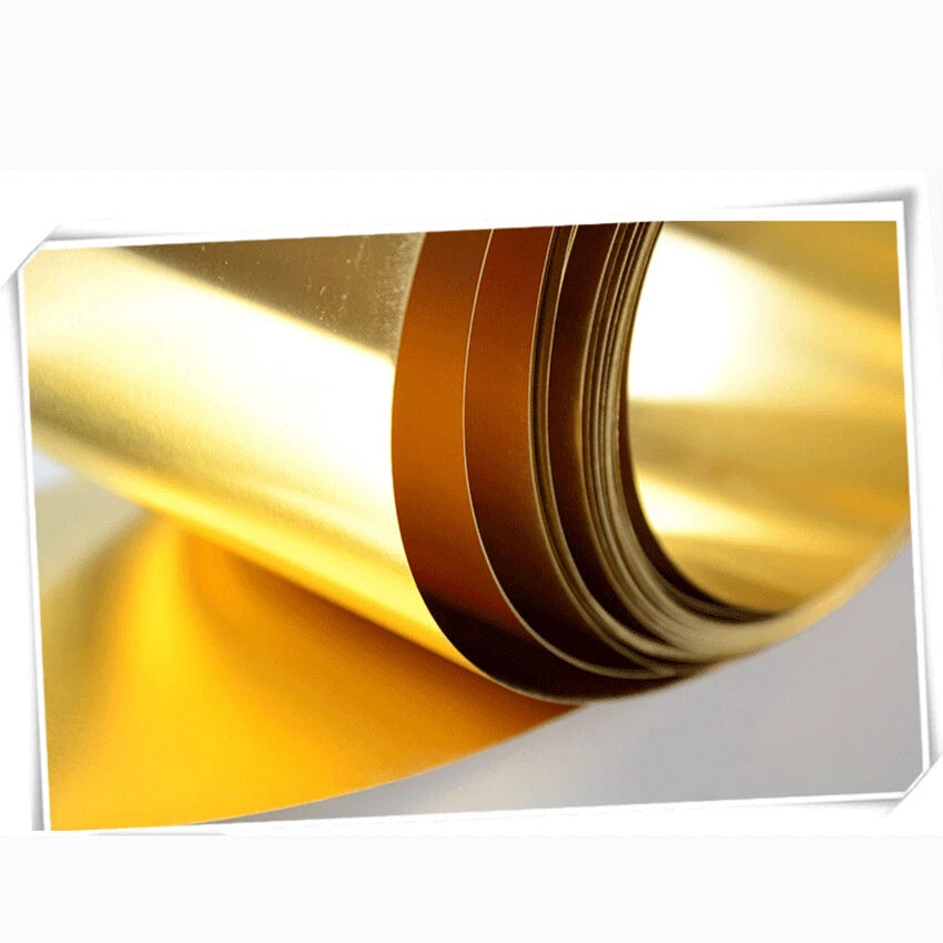 Thin Brass Sheet Roll Foil Pure Flexible Brass Strip 0.01-1mm Thick VariousWidth