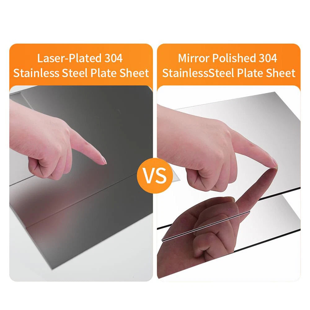 304 Stainless Steel Sheet Plate | Brushed & Polished Finish | 0.05mm–3mm Thick