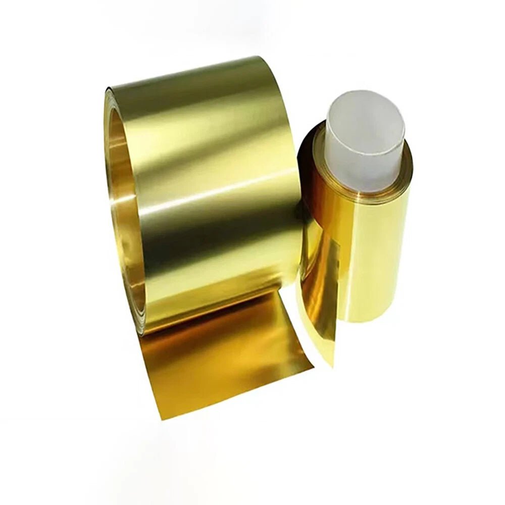 Brass Sheet Foil Plate Brass Strip Coil 0.1/0.2/0.3/0.4/0.5/0.6/0.8mm/1mm Thick - HomeDIYer