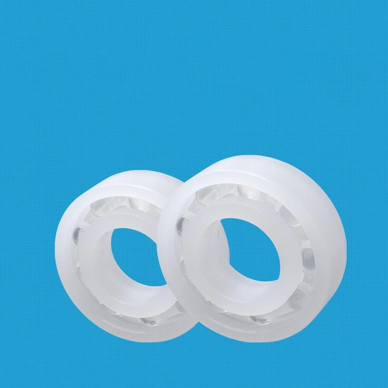 6200-6206 Glass Ball Bearing Plastic PP Bearings 10mm to 30mm ID 30mm to 62mm OD