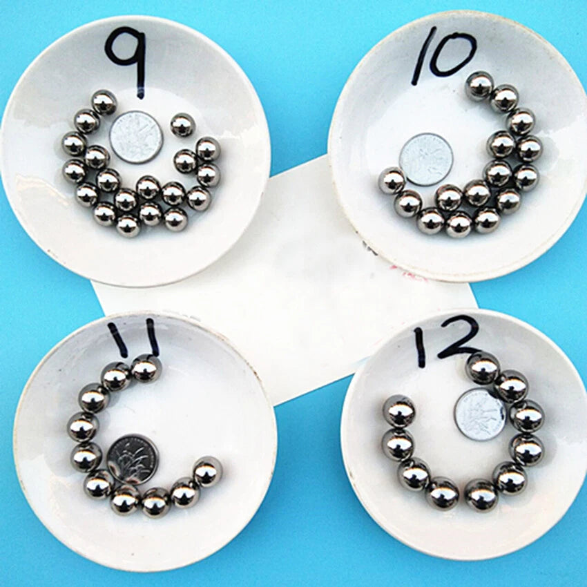 1/2/3/4/5/6/7/8/9/10/11/12mm Chrome Steel Ball Bearings Grade 10 High Precision