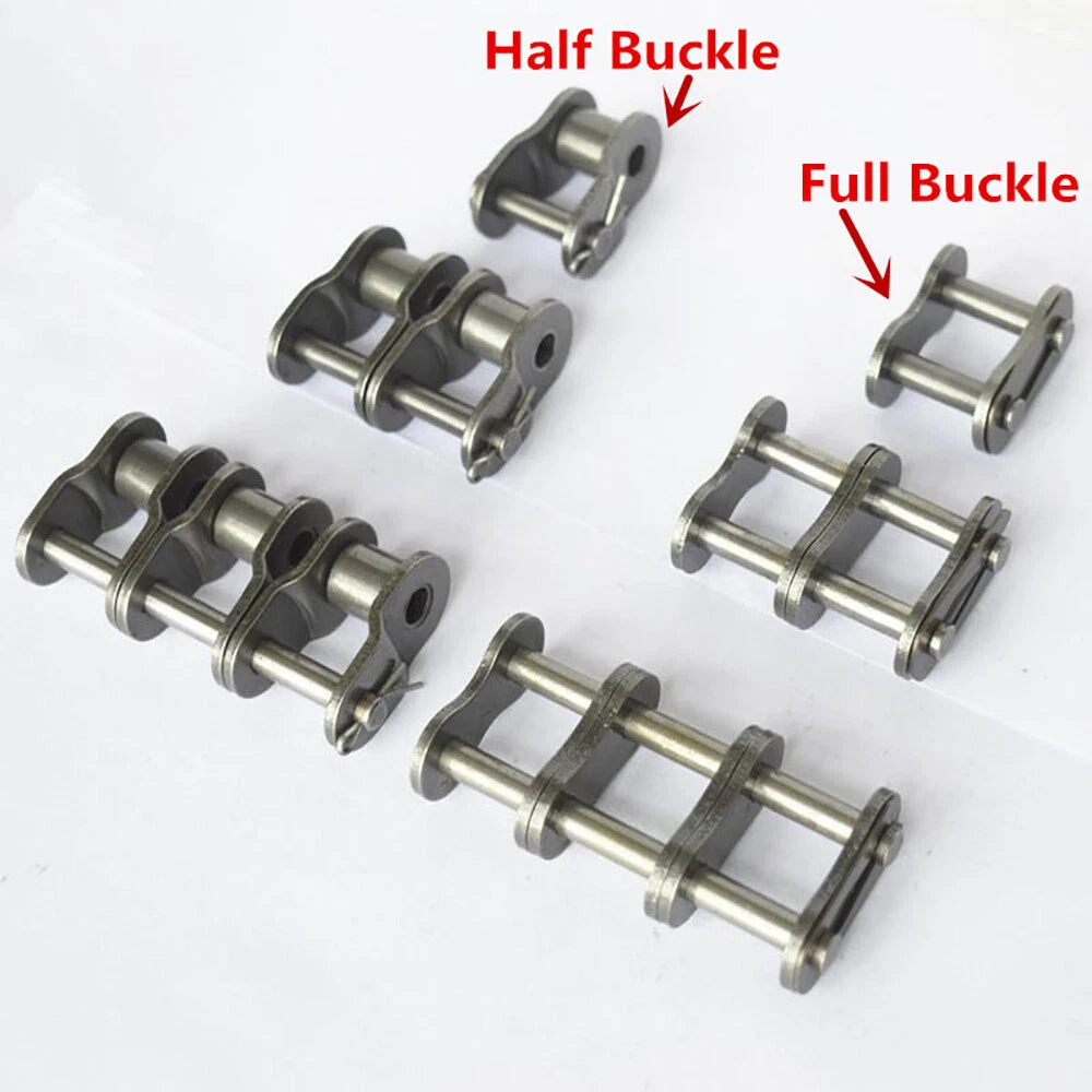 06B - 32A Simplex/Duplex Roller Chains Full/Half Connecting Links Pitch 1/4"-2"