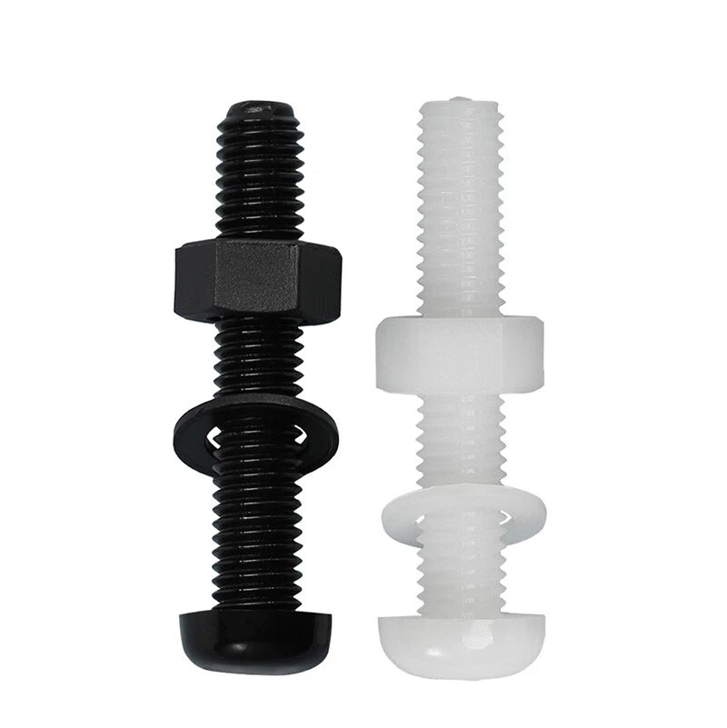 M2 M2.5 M3 M4 M5 M6 M8 PHILLIPS PAN HEAD MACHINE SCREWS NYLON - NUTS & WASHERS