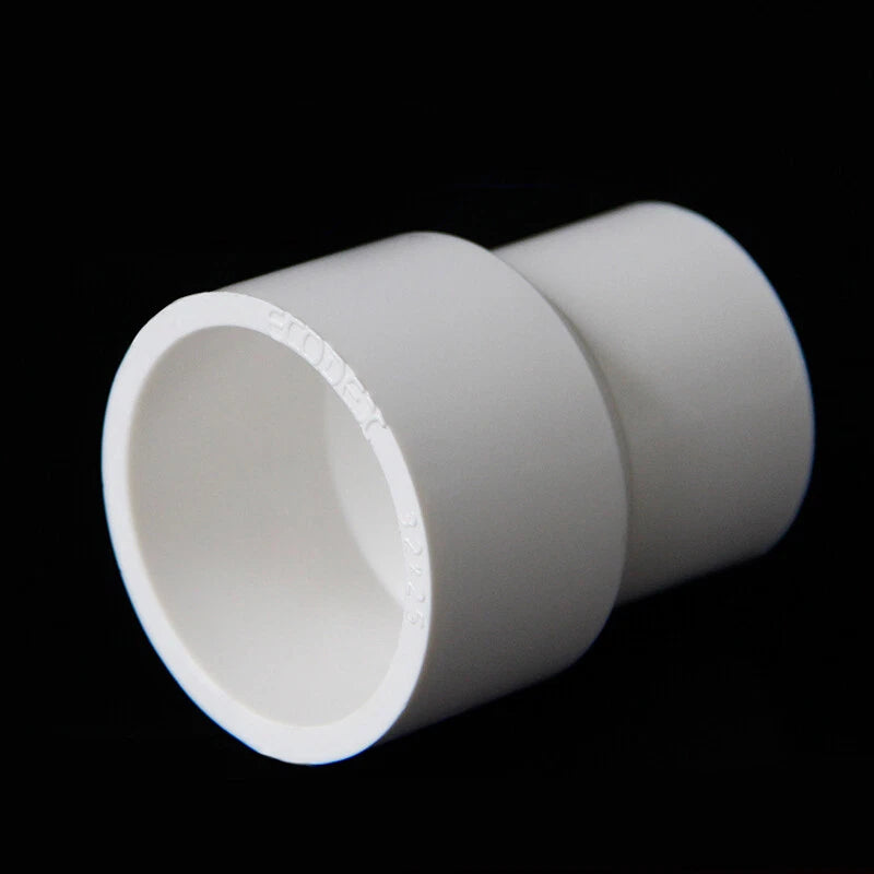 PVC Pipe Reducing Plumbing Concentric Connector Coupling Fittings 25-110mm White