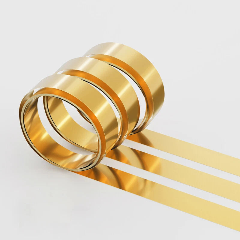 Brass Sheet Plate Brass Foil Strip Band Roll Metal Fine Plate 0.01-1mm Thickness