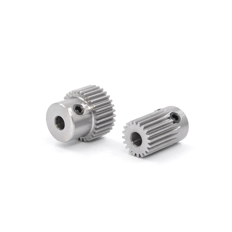 0.5 Mod 45# Steel Spur Gear 20-60T Bore 4-12mm Pinion Gear with Step Motor Gear
