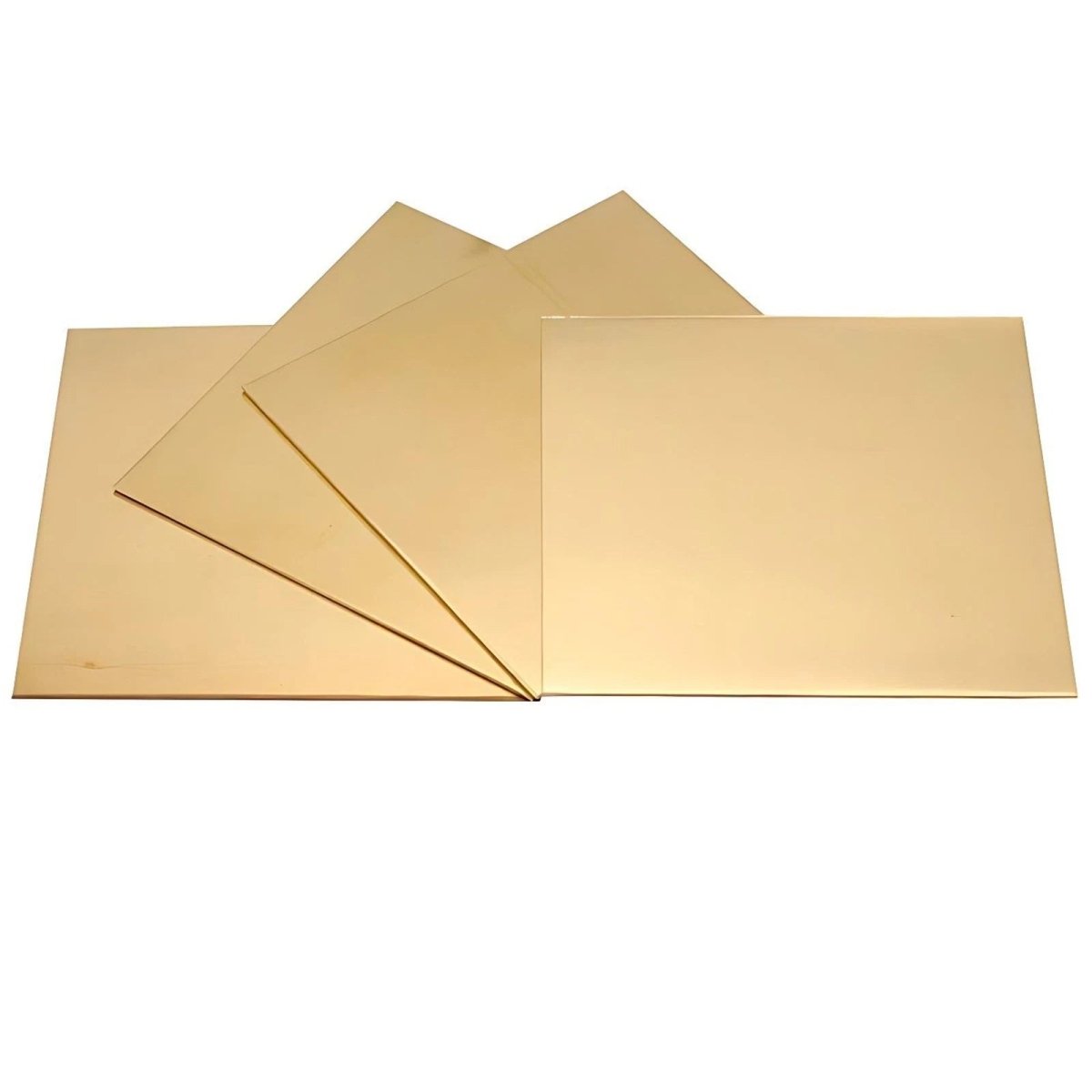 Natural Brass Sheet Metal guillotine cut - 0.5/0.8/1mm to 6mm - Multiple Sizes - HomeDIYer