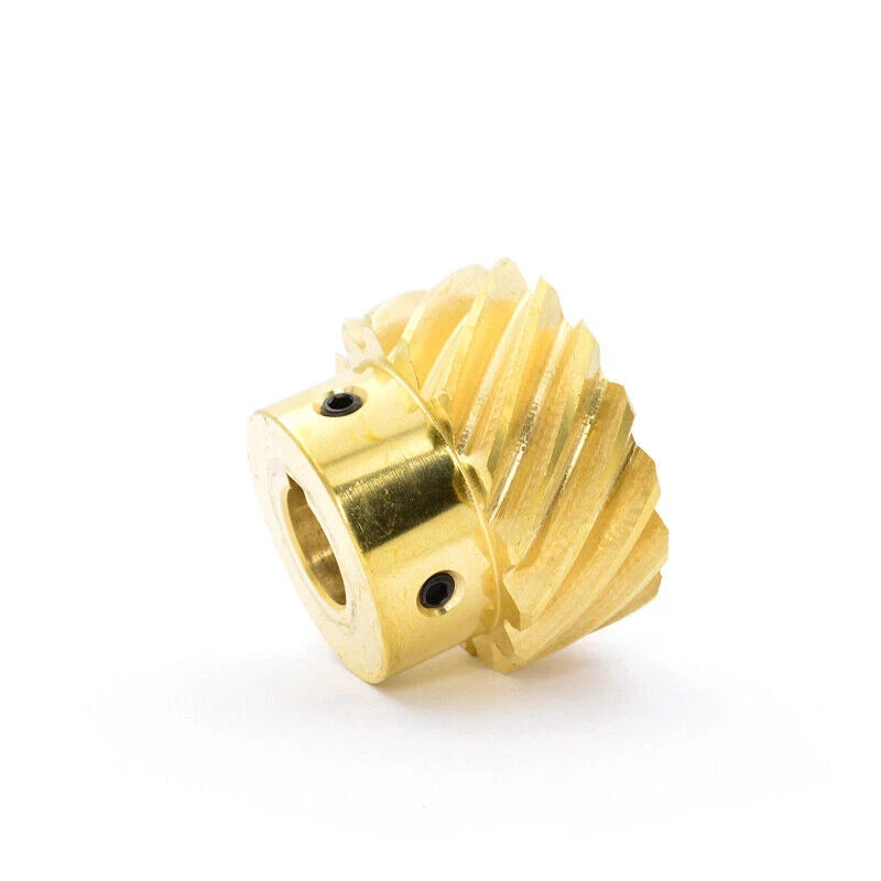 Brass Helical Gears Module 1-1.5 45 Degree 10 13 15 Teeth Motor Pinion Gear