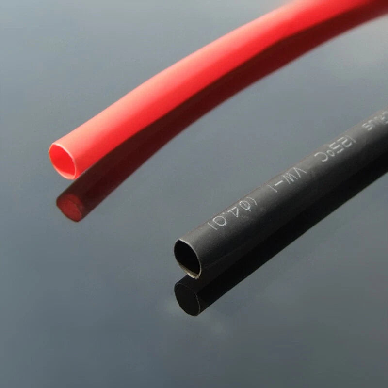 2:1 Heat Shrink Tubing — Electrical Wire Sleeving, Φ1mm–12mm, Clear/White/Red/Green